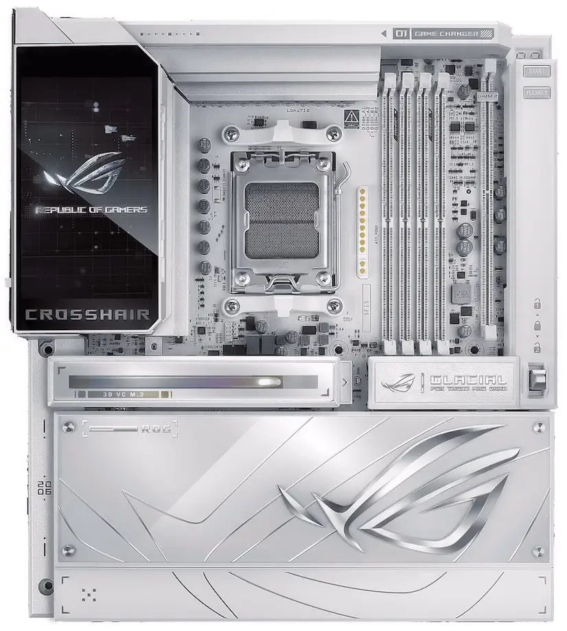Almagro PC - Montaje Placa Base ASUS ROG CROSSHAIR X870E GLACIAL Almagro